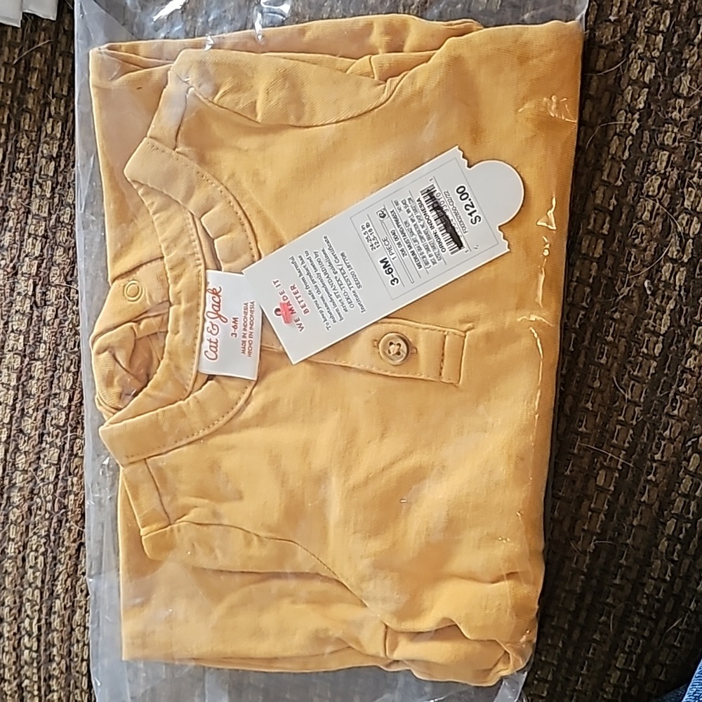 Cat & Jack Long-sleeve Shirt 3-6M